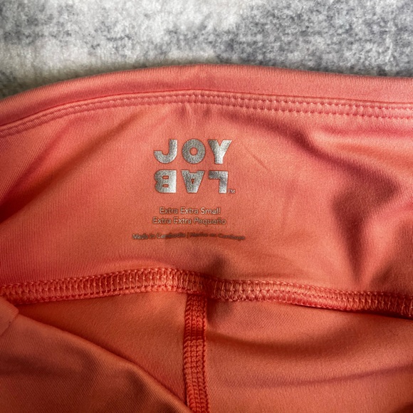 JoyLab Orange Mini Skater Skirt with Ruffled Tiers - Picture 7 of 8